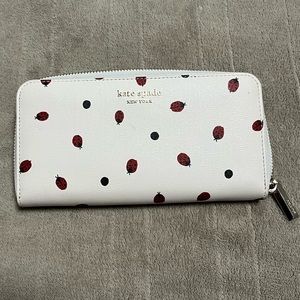 Kate Spade Continental Wallet in Lady Bug Print